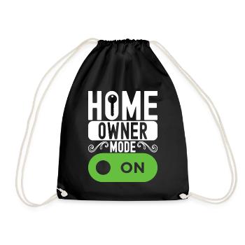 Pendaison de crémaillère des propriétaires - Sac de sport léger - noir - Devant