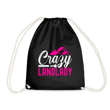Pendaison de crémaillère des propriétaires - Sac de sport léger - noir - Devant