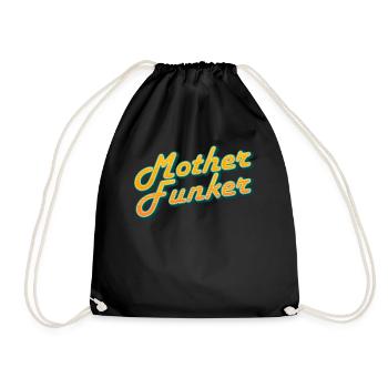 Funk- Soul-Nächte Disco Reise in die 60er bis 80er - Turnbeutel - Schwarz - Vorne