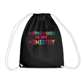 La maternité est mon ministère - Sac de sport léger - noir - Devant