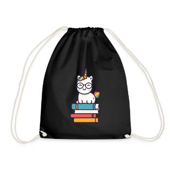 Unicorn Fantasy Stories Cute Unicorn - Drawstring Bag - black - Front
