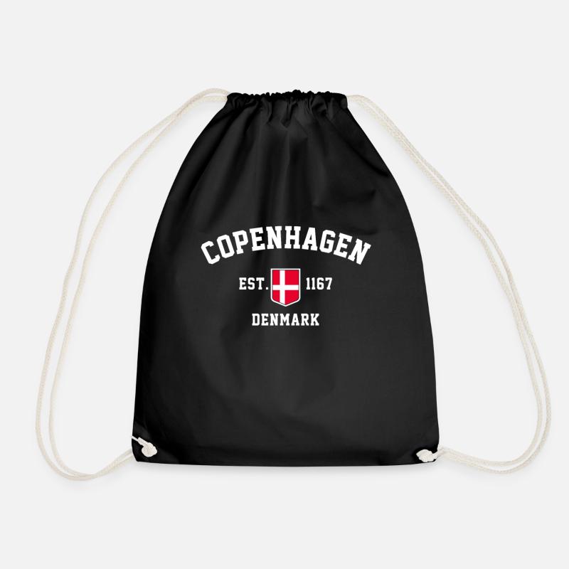 Copenhagen Denmark - Turnbeutel - Schwarz