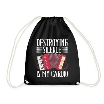 Accordéoniste Accordéoniste - Sac de sport léger - noir - Devant