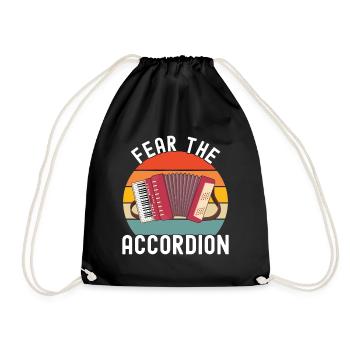 Accordéoniste Accordéoniste - Sac de sport léger - noir - Devant
