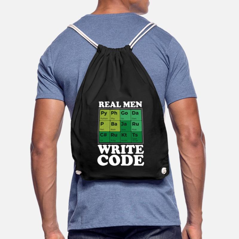 Programmer Computer Scientist Computer Nerd Gift Drawstring Bag