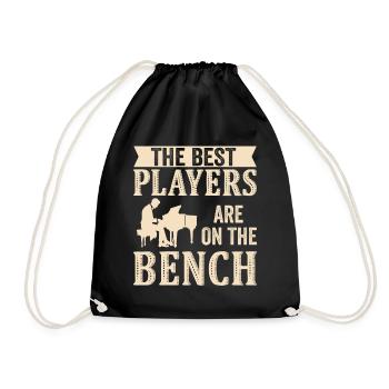Les meilleurs joueurs Pianiste Pianiste - Sac de sport léger - noir - Devant