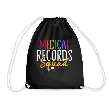 Équipe des dossiers médicaux Funny Healthcare Hospital - Sac de sport léger - noir - Devant