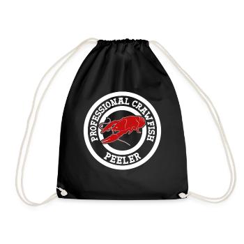 Éplucheur d’écrevisses professionnel Écrevisses de Louisiane - Sac de sport léger - noir - Devant