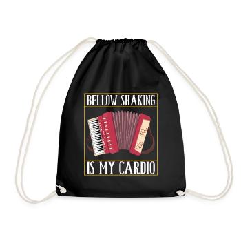 Accordéoniste Accordéoniste - Sac de sport léger - noir - Devant