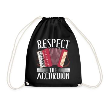 Accordéoniste Accordéoniste - Sac de sport léger - noir - Devant