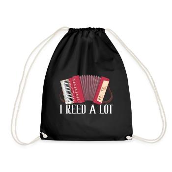 Accordéoniste Accordéoniste - Sac de sport léger - noir - Devant