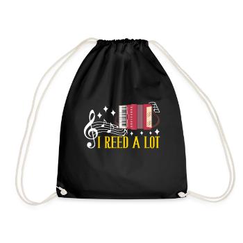 Accordéoniste Accordéoniste - Sac de sport léger - noir - Devant
