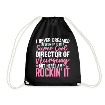 Directeur super cool des soins infirmiers médicaux - Sac de sport léger - noir - Devant