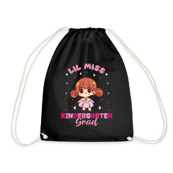 Lil Miss Kindergarten Jour de remise des diplômes Girl - Sac de sport léger - noir - Devant
