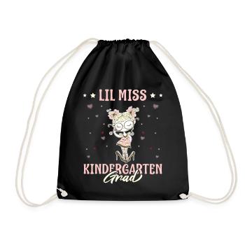 Lil Miss Kindergarten Jour de remise des diplômes Girl - Sac de sport léger - noir - Devant