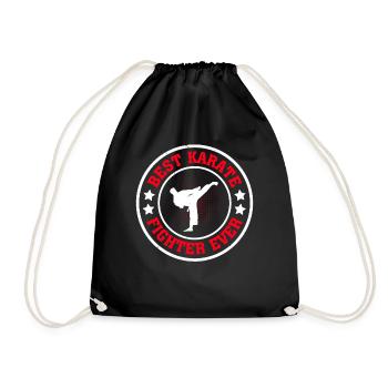 Best Karate Fighter ever - Karate Martial Arts - Turnbeutel - Schwarz - Vorne