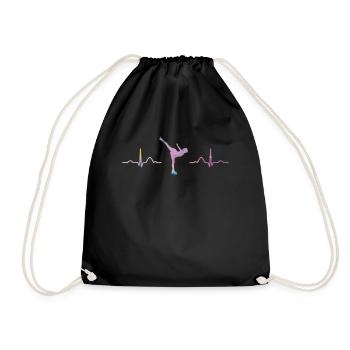 Patinage artistique Patinage sur glace Patinage artistique - Sac de sport léger - noir - Devant