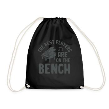 Les meilleurs joueurs Pianiste Pianiste - Sac de sport léger - noir - Devant