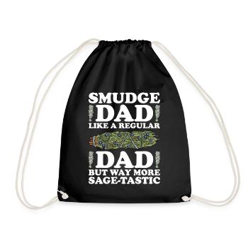 Smudging Smudge Encens de guérison spirituelle - Sac de sport léger - noir - Devant