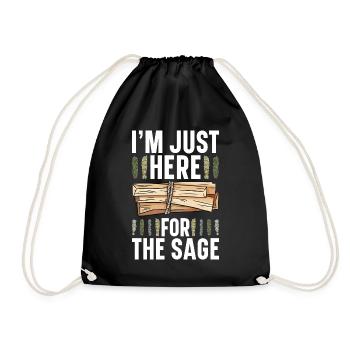 Smudging Smudge Encens de guérison spirituelle - Sac de sport léger - noir - Devant