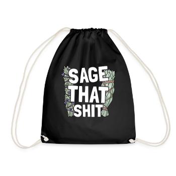 Smudging Smudge Encens de guérison spirituelle - Sac de sport léger - noir - Devant