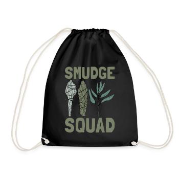 Smudging Smudge Encens de guérison spirituelle - Sac de sport léger - noir - Devant
