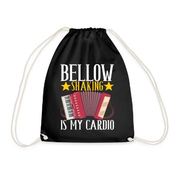 Accordéoniste Accordéoniste - Sac de sport léger - noir - Devant