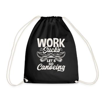 Le travail agace les canoéistes - Sac de sport léger - noir - Devant
