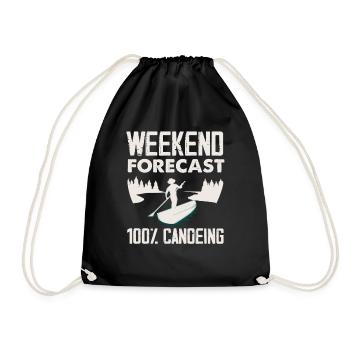 Canoë de fin de semaine - Sac de sport léger - noir - Devant