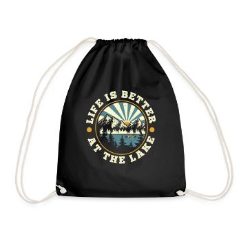 Canoë de sauvetage - Sac de sport léger - noir - Devant