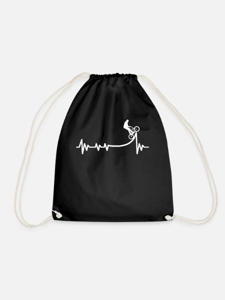 BMX BMX heartbeat, vélo freestyle course BMX - Sac de sport léger - noir