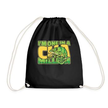 Je suis un dans un amant voilé de Panthère Chamillion - Sac de sport léger - noir - Devant
