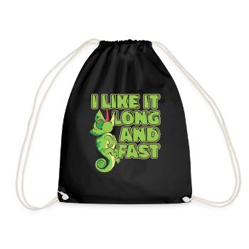 J’aime bien long et rapide Voiled Panther Lover - Sac de sport léger - noir - Devant