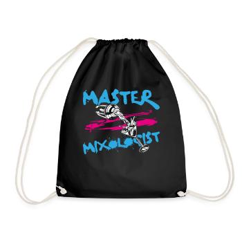 Bartender Mixologist Master - Turnbeutel - Schwarz - Vorne