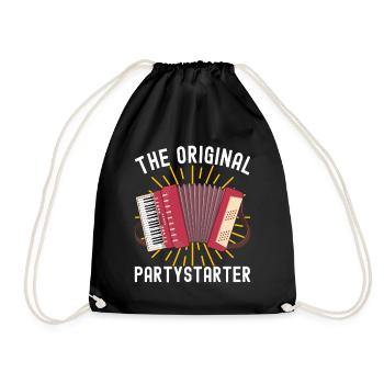 Accordéoniste Accordéoniste - Sac de sport léger - noir - Devant