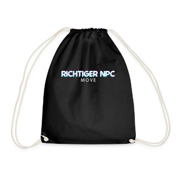 Mouvement de PNJ approprié – Humour et style du joueur - Sac de sport léger - noir - Devant