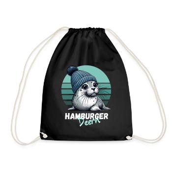 Hambourg Hamburg Deern Seal Seal Mignon - Sac de sport léger - noir - Devant
