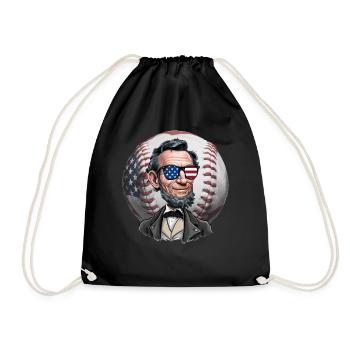 Baseball Hommes Femmes Enfants Joueur Lanceur Softball - Sac de sport léger - noir - Devant