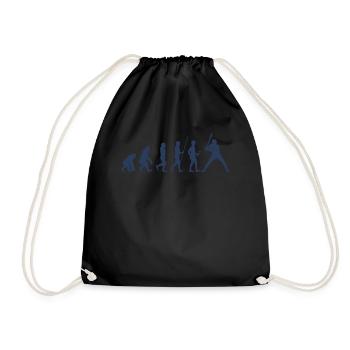 Baseball Hommes Femmes Enfants Joueur Lanceur Softball - Sac de sport léger - noir - Devant