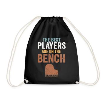 Les meilleurs joueurs Pianiste Pianiste - Sac de sport léger - noir - Devant