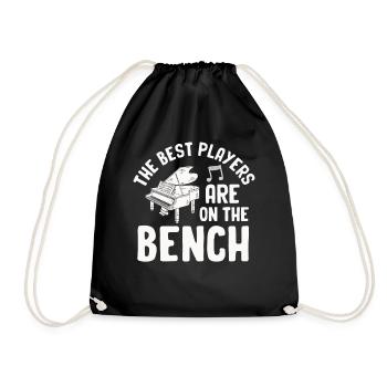Les meilleurs joueurs Pianiste Pianiste - Sac de sport léger - noir - Devant