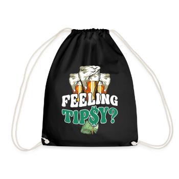 Bartender Mixologist Feeling - Drawstring Bag - black - Front