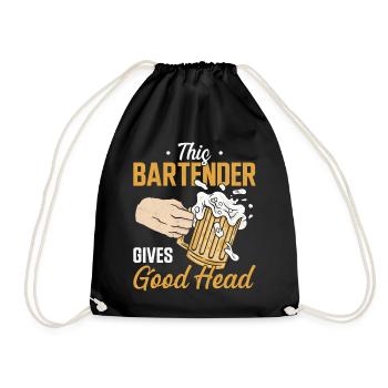 Bartender Mixologist This - Turnbeutel - Schwarz - Vorne