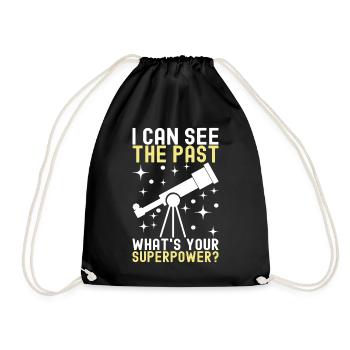 Atronome Astronomy - Drawstring Bag - black - Front