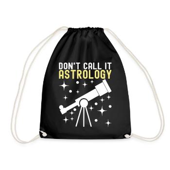 Atronome Astronomy - Drawstring Bag - black - Front