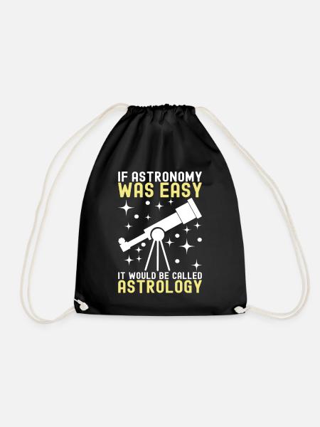 Atronome Astronomie - Turnbeutel - Schwarz