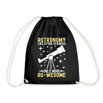 Atronome Astronomy - Drawstring Bag - black - Front