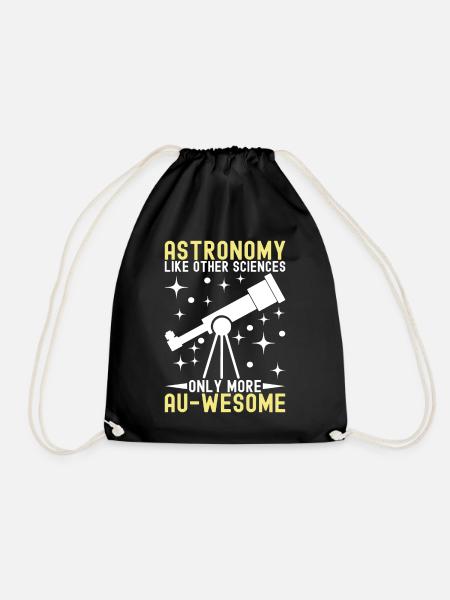 Atronome Astronomie - Turnbeutel - Schwarz