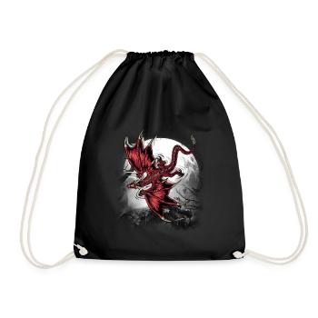 Dragon Dragon Créature mythique Mystique - Sac de sport léger - noir - Devant