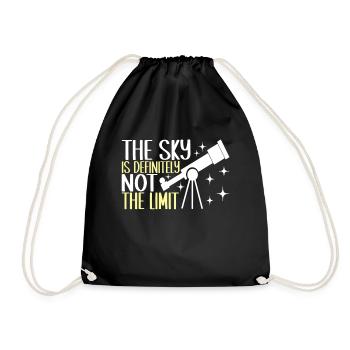 Astronomer Astronomy - Drawstring Bag - black - Front